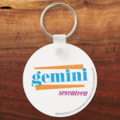 Gemini Aqua Sleutelhanger (Voorkant)