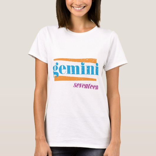 Gemini Aqua T-shirt (Voorkant)