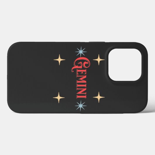 Gemini Astrological Sign Case-Mate iPhone Case (Achterkant (horizontaal))