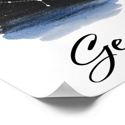 Gemini Astrological sign Poster (Hoek)