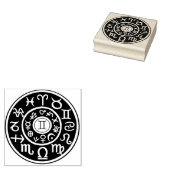 Gemini Astrologische Celestial Design stempel (Gestempeld)