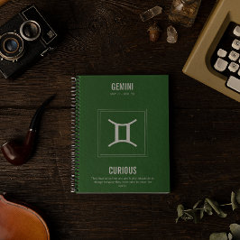 Gemini Astrology Sign Notitieboek