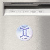 Gemini Astrology Sign Speciaal Paars Magneet (Insitu (Vaatwasser))
