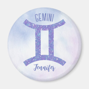 Gemini Astrology Sign Speciaal Paars Magneet