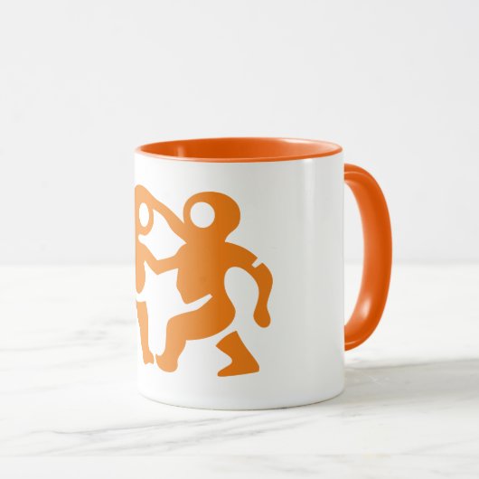 Gemini Astrology Sign, Zodiac Ringer Mok (Voorkant rechts)