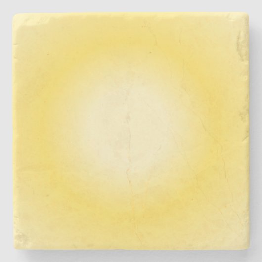 Gemini Aura Gradient, Gemini Zodiac, Gele Aura Stenen Onderzetter (Voorkant)