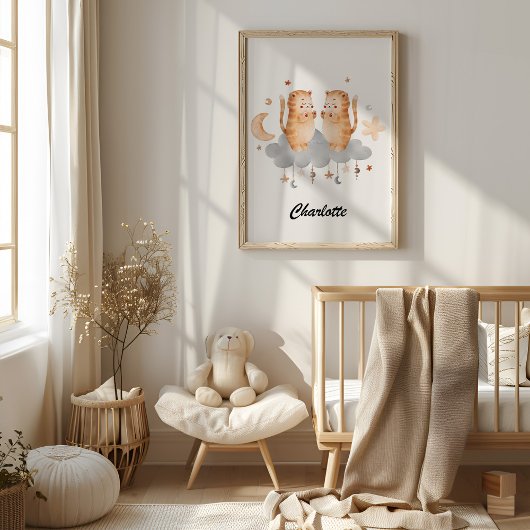 Gemini Baby - Uw tweelingster dierencrèche Poster