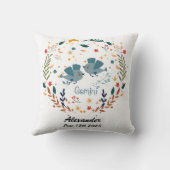 Gemini Baby Zodiac Nursery Pillow Kussen (Achterkant)
