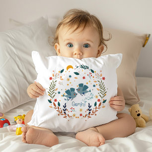 Gemini Baby Zodiac Nursery Pillow Kussen