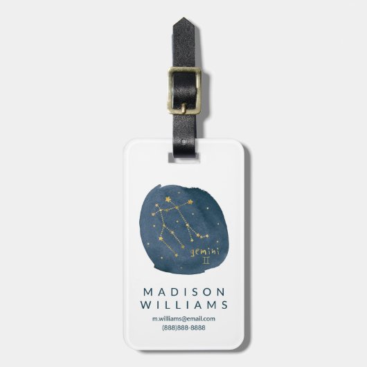 Gemini Bagagelabel (Voorkant verticaal)