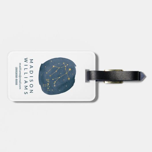 Gemini Bagagelabel (Achterkant horizontaal)