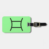 Gemini Bagagelabel (Voorkant horizontaal)