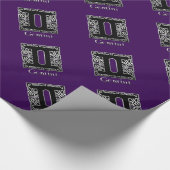 Gemini Birth Sign Celtic Knot Zodiac Paper Cadeaupapier (Hoek)