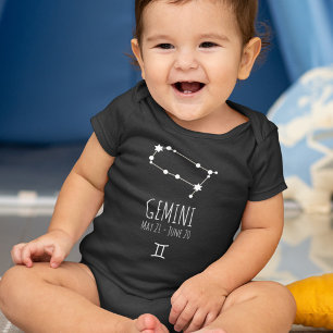 Gemini Birth Sign   Zodiac Constellation Romper