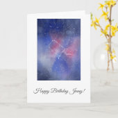 Gemini Birthday Card Kaart (Gele Bloem)