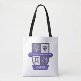 Gemini Birthday Crest™ for June 1-21 Tote Bag