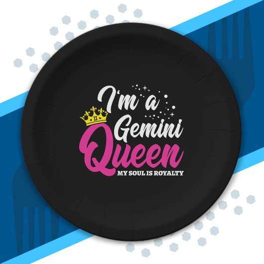 Gemini Birthday Queen Astrology Zodiac May June Papieren Bordje