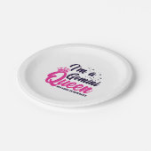 Gemini Birthday Queen Astrology Zodiac Sign Soul Papieren Bordje (Gekanteld)