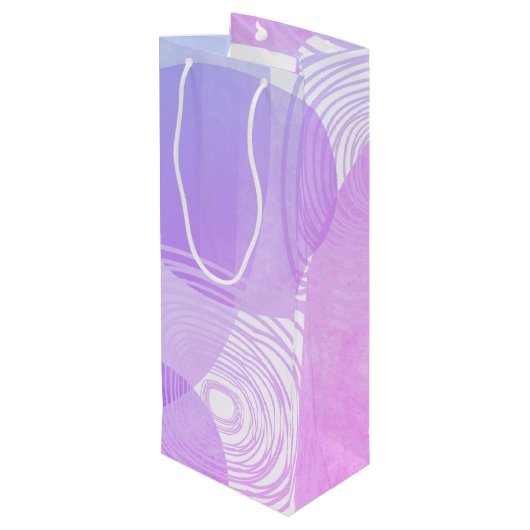 Gemini Birthday - Wine Gift Bag Wijn Cadeautas (Achterkant Gekanteld)