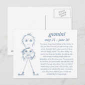 Gemini [ - BitchScope - ] Briefkaart (Voorkant / Achterkant)