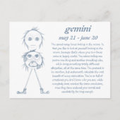 Gemini [ - BitchScope - ] Briefkaart (Voorkant)