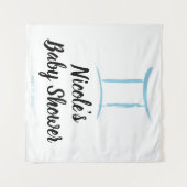 Gemini Blauwe Astrologie Sterrenbeeld Feest Achter Wandkleed (Voorkant (horizontaal))