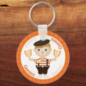Gemini Boy Character Sleutelhanger (Voorkant)