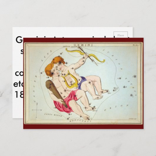 Gemini Briefkaart (Voorkant / Achterkant)