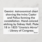 Gemini Briefkaart (Achterkant)