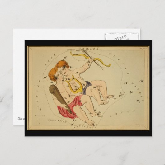 Gemini Briefkaart (Voorkant / Achterkant)