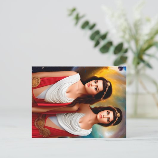 Gemini Briefkaart (Staand voorkant)