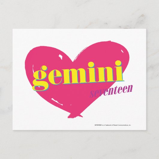 Gemini Briefkaart (Voorkant)