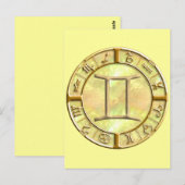 Gemini Briefkaart (Voorkant / Achterkant)