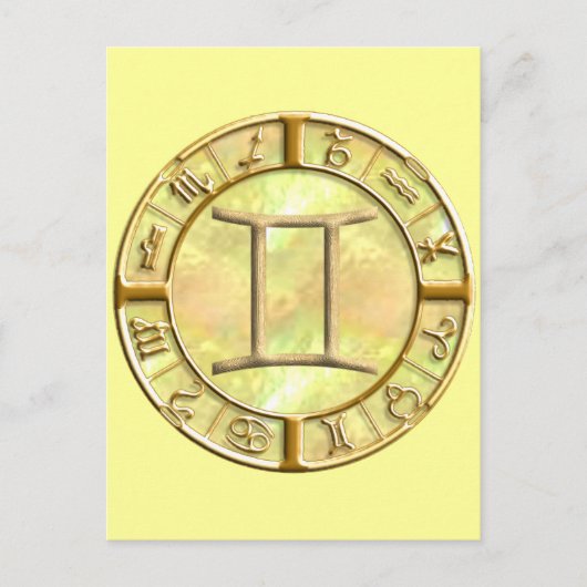 Gemini Briefkaart (Voorkant)