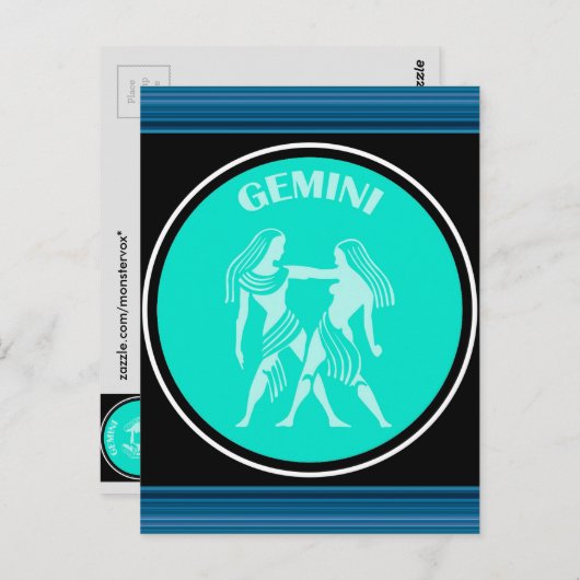 Gemini-Briefkaart Briefkaart (Voorkant / Achterkant)