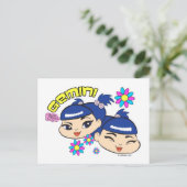 Gemini-Briefkaart Briefkaart (Staand voorkant)