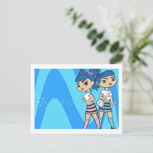 Gemini-Briefkaart Briefkaart (Staand voorkant)