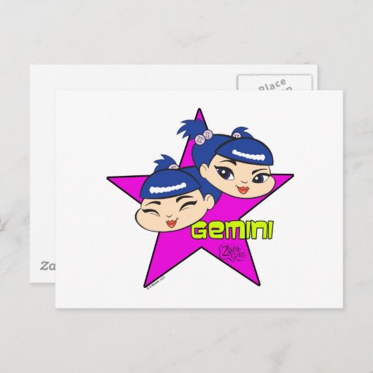 Gemini-Briefkaart Briefkaart (Voorkant / Achterkant)