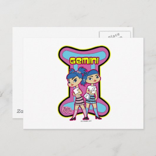 Gemini-Briefkaart Briefkaart (Voorkant / Achterkant)