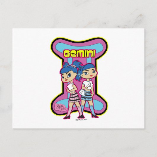 Gemini-Briefkaart Briefkaart (Voorkant)