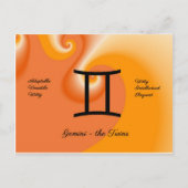 Gemini-Briefkaart Briefkaart (Voorkant)