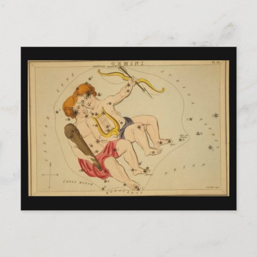 Gemini-Briefkaart Briefkaart (Voorkant)