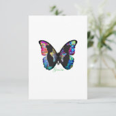 GEMINI - Butterfly and Twins - Hartelijk dank Bedankkaart (Staand voorkant)