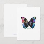 GEMINI - Butterfly and Twins - Hartelijk dank Bedankkaart (Voorkant / Achterkant)