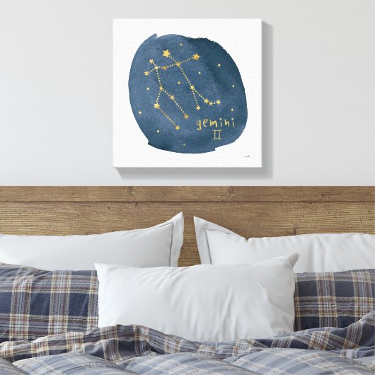 Gemini Canvas Afdruk (Insitu (Slaapkamer))