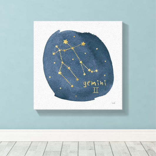 Gemini Canvas Afdruk (Insitu (Houten vloer))