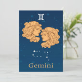 Gemini Canvas | Perfecte geschenken en decoratie Aankondiging (Staand voorkant)