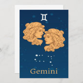 Gemini Canvas | Perfecte geschenken en decoratie Aankondiging (Voorkant / Achterkant)