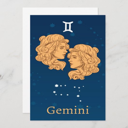 Gemini Canvas | Perfecte geschenken en decoratie Aankondiging (Voorkant / Achterkant)