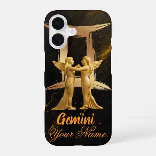 Gemini Case-Mate Barely There iPhone 16 Hoesje (Achterkant)